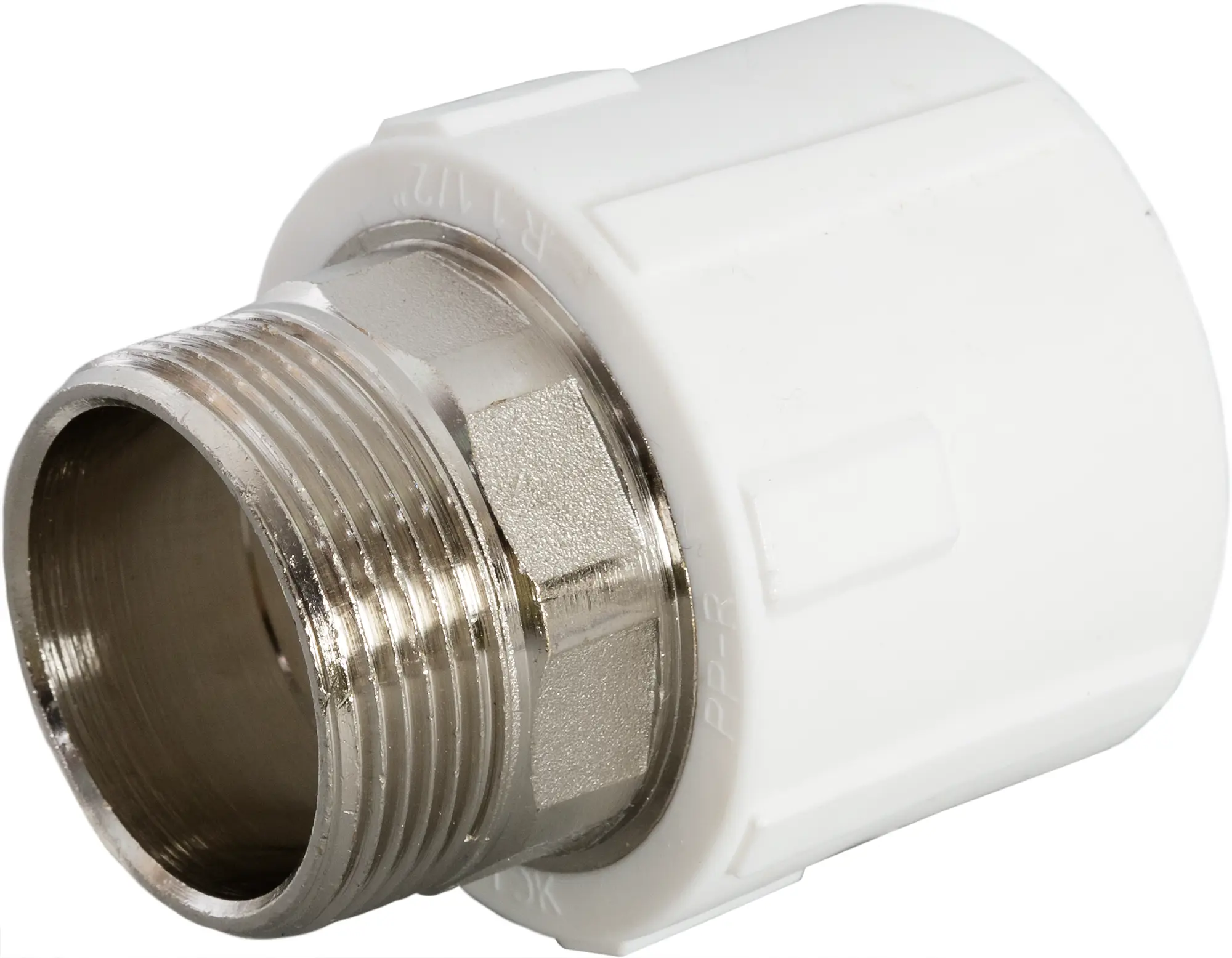 Изображение товара Муфта комбинированная Политэк 1 1/2"x50 мм НР полипропилен 9000050112