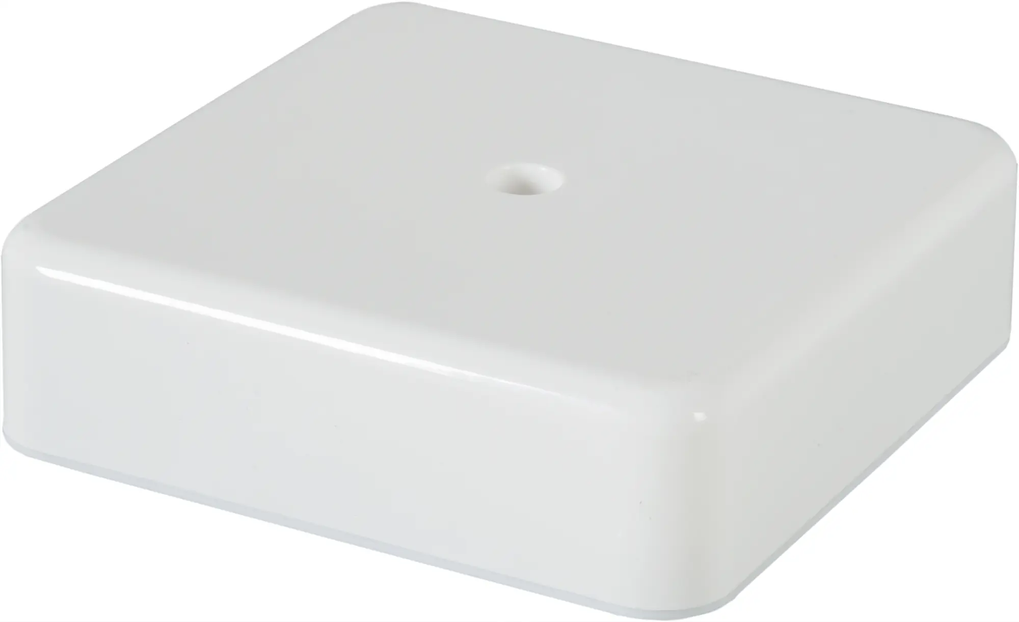 Изображение товара Распределительная коробка открытая IEK 75×75×20 мм 2 ввода IP20 цвет белый