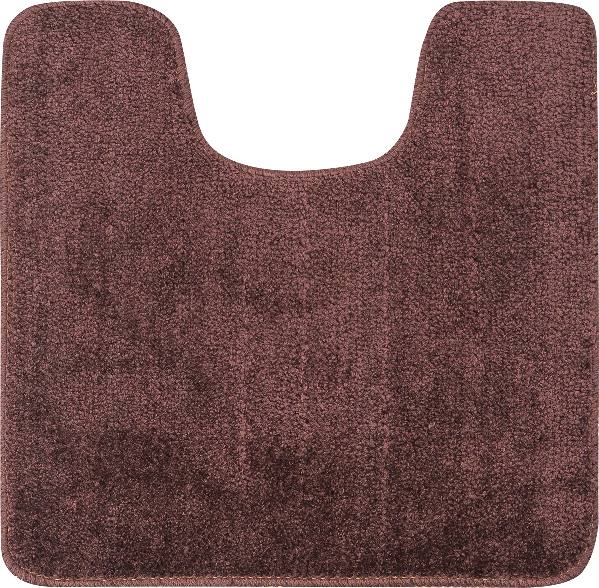 Изображение товара Коврик для туалета Presto 45x45 см коричневый противоскользящий мягкий