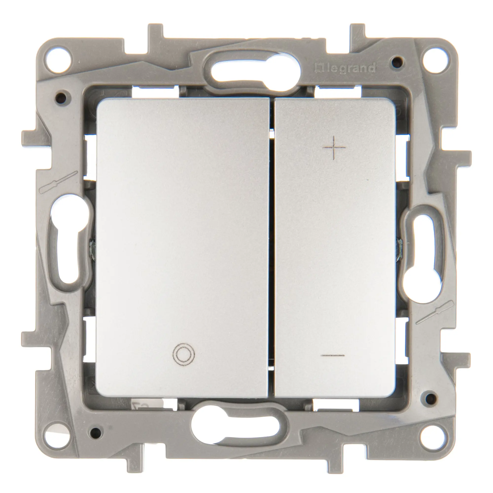 Изображение товара Диммер нажимной универсальный LED Legrand Etika 400Вт алюминий