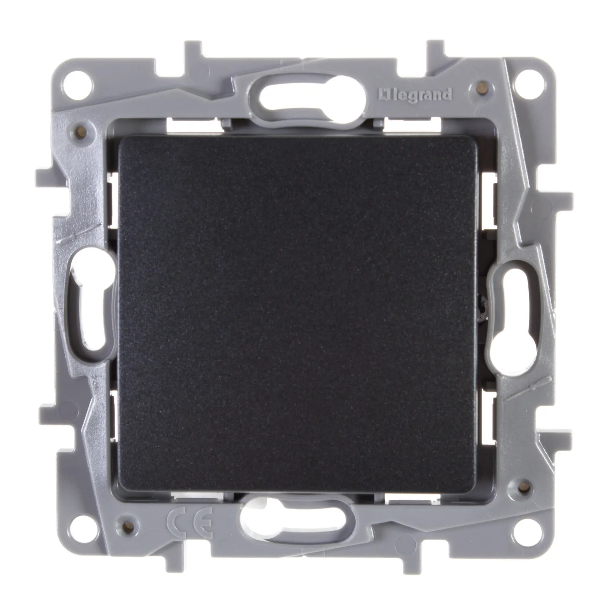 Изображение товара Переключатель одноклавишный Legrand Etika 10А антрацит скрытая установка