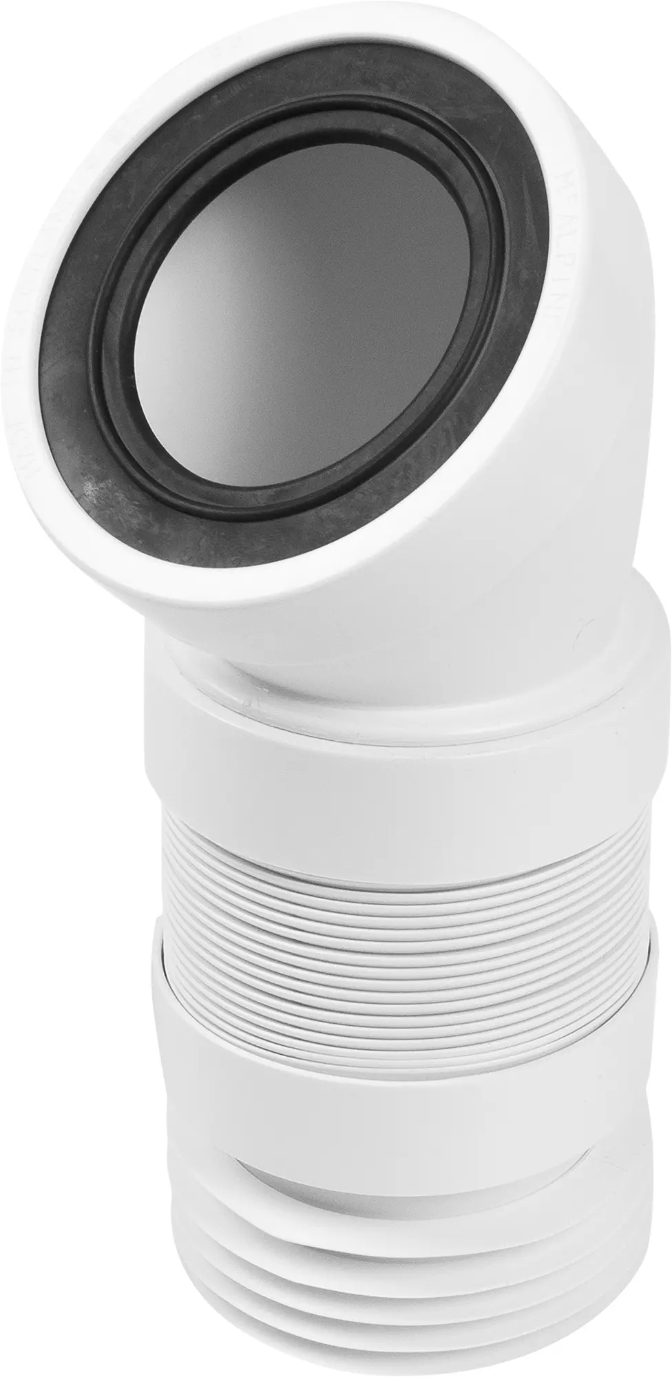 Изображение товара Труба фановая для унитаза McAlpine под углом 45° раздвижная 315-440 мм MRWC-F16R