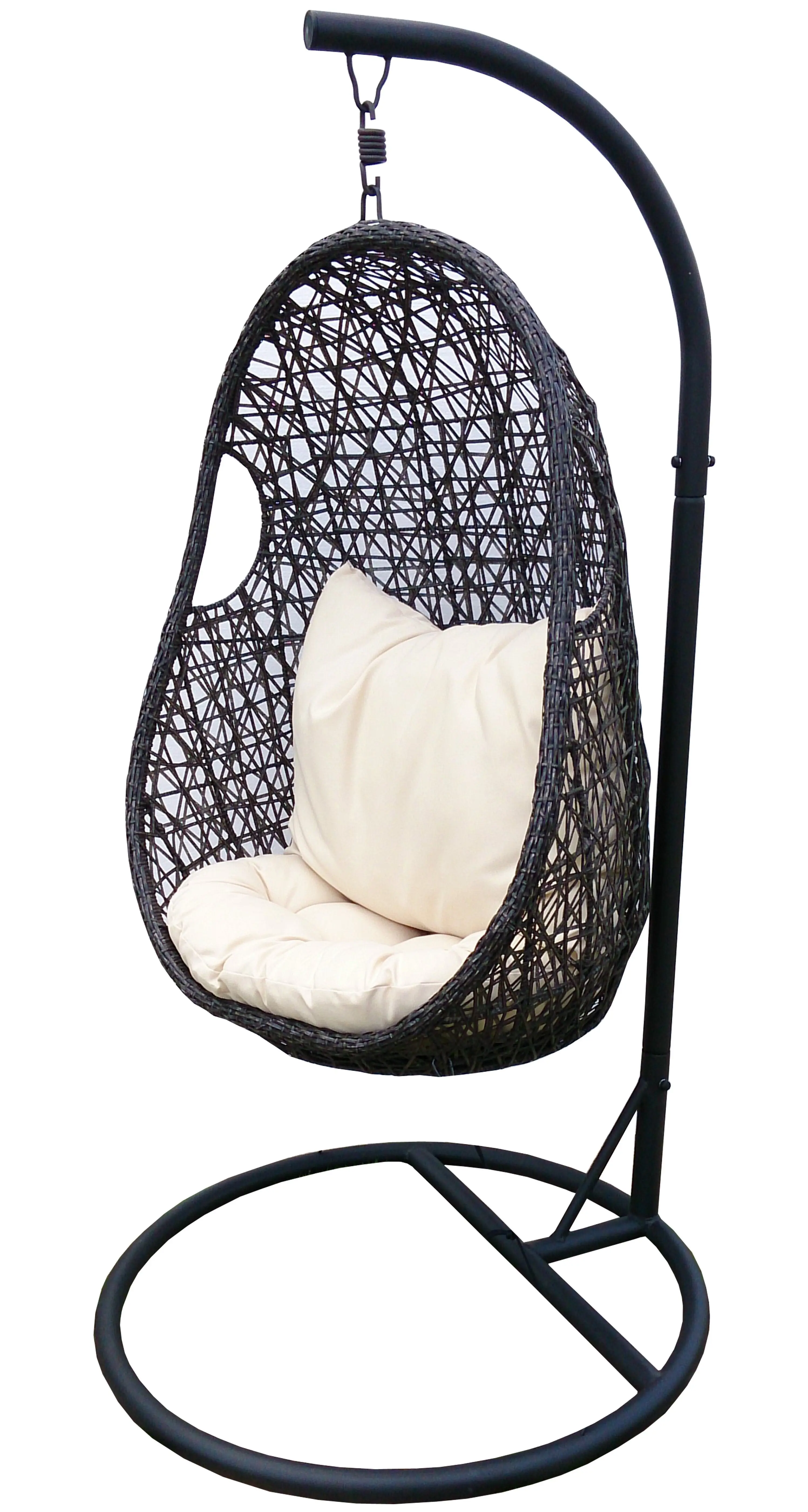 Изображение товара Кресло-гамак для отдыха и расслабления с металлокаркасом и мягкой подушкой