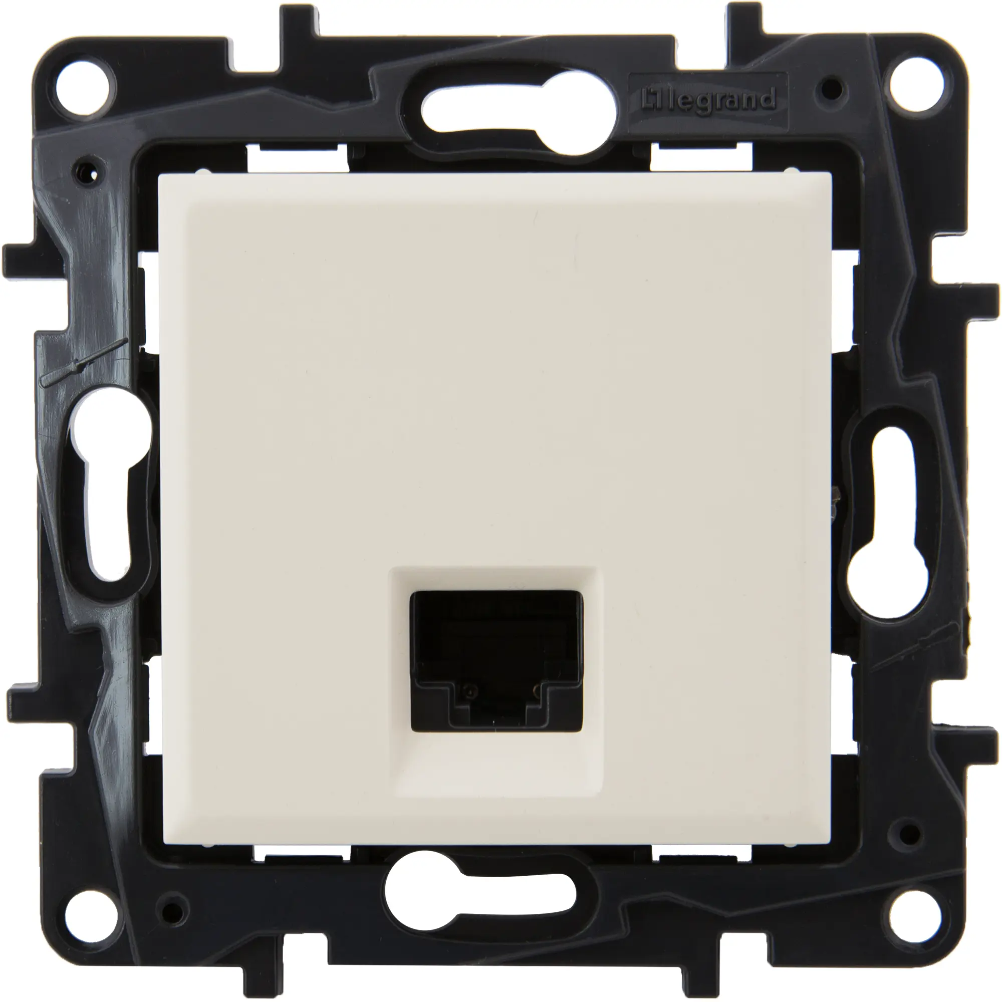 Изображение товара Розетка RJ45 категории 5e UTP Legrand Structura слоновая кость скрытого монтажа