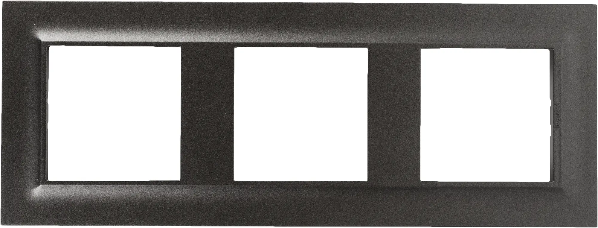 Изображение товара Рамка для розеток и выключателей Legrand Structura 3 поста магнезиум