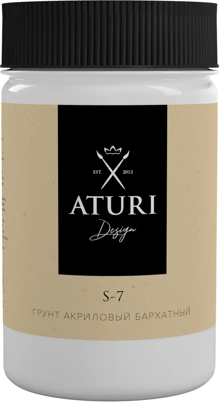 Изображение товара Грунт акриловый Aturi Design 350 г цвет белый матовый