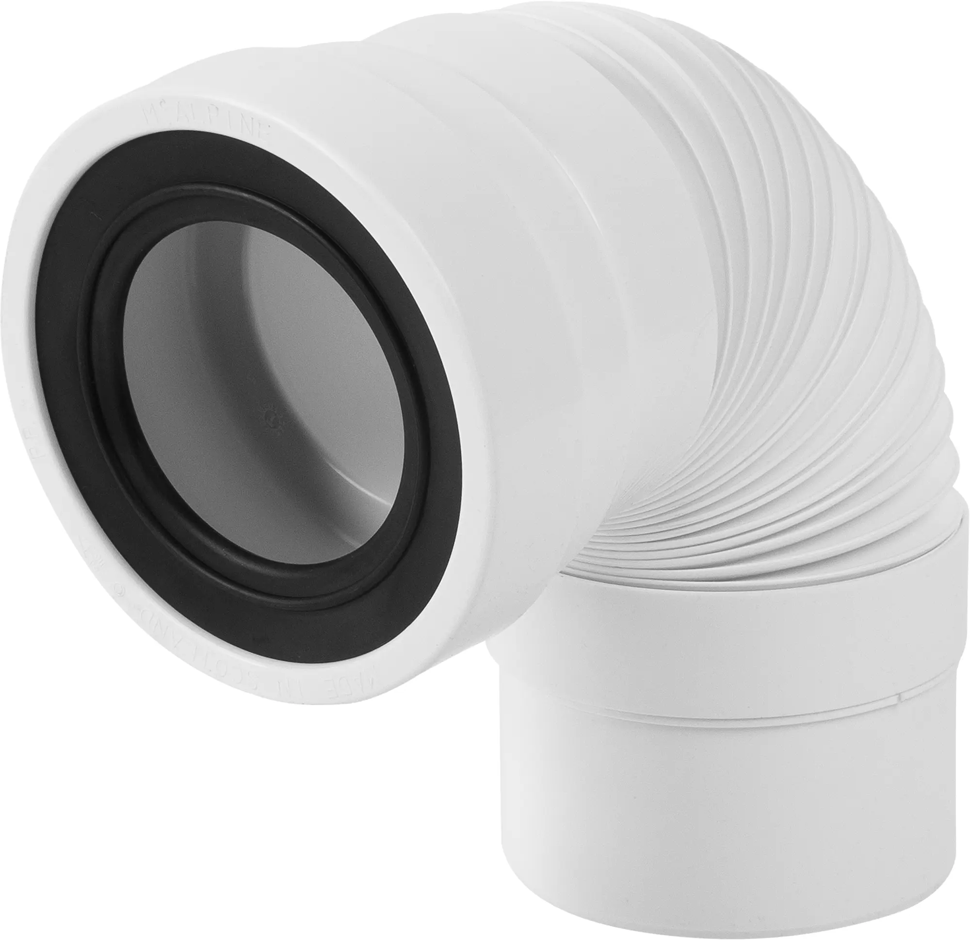 Изображение товара Труба фановая для унитаза McAlpine раздвижная 200-330 мм MRWC-F20P