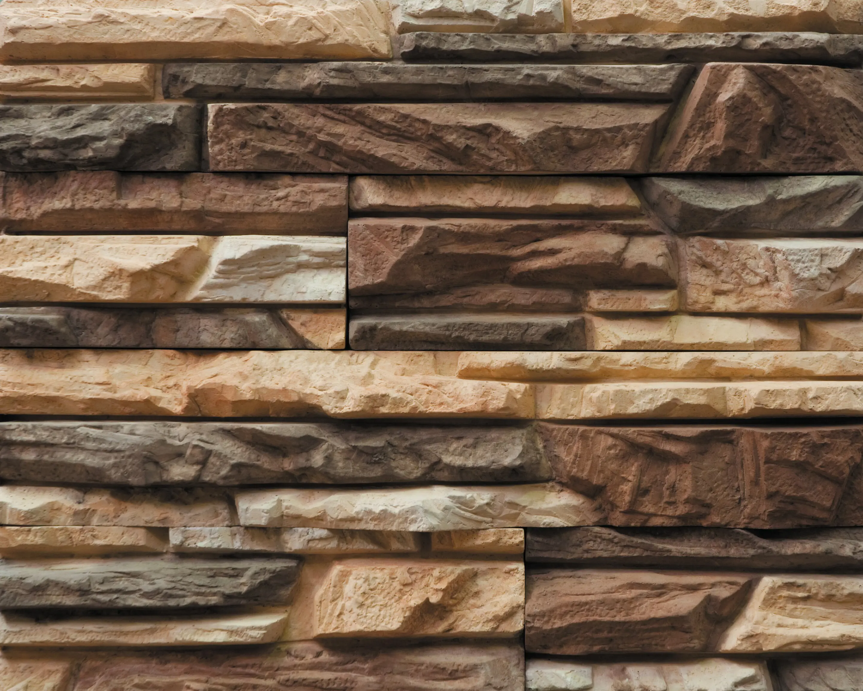 Изображение товара Камень искусственный Кавказ 011 коричневый 0.5 м2