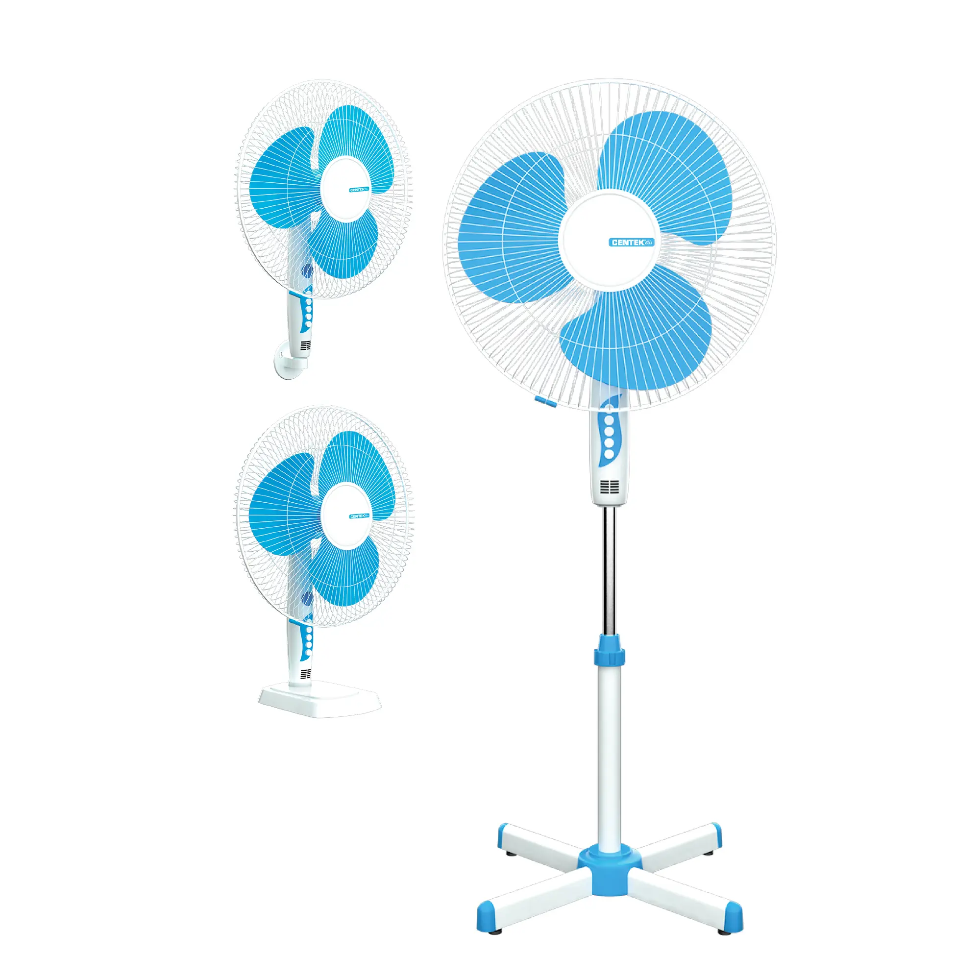 Изображение товара Напольный вентилятор Centek CT-5020 Blue 40 Вт 3 в 1 для дома и офиса