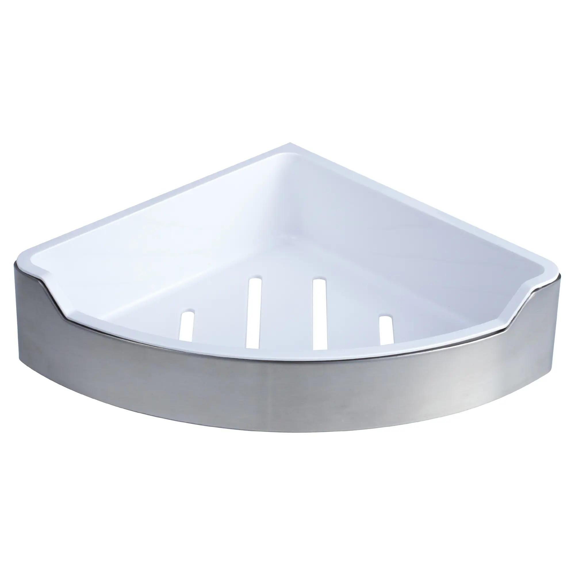 Изображение товара Полка угловая одноэтажная с пластиковой вставкой Fixsen Hotel FX-31003D