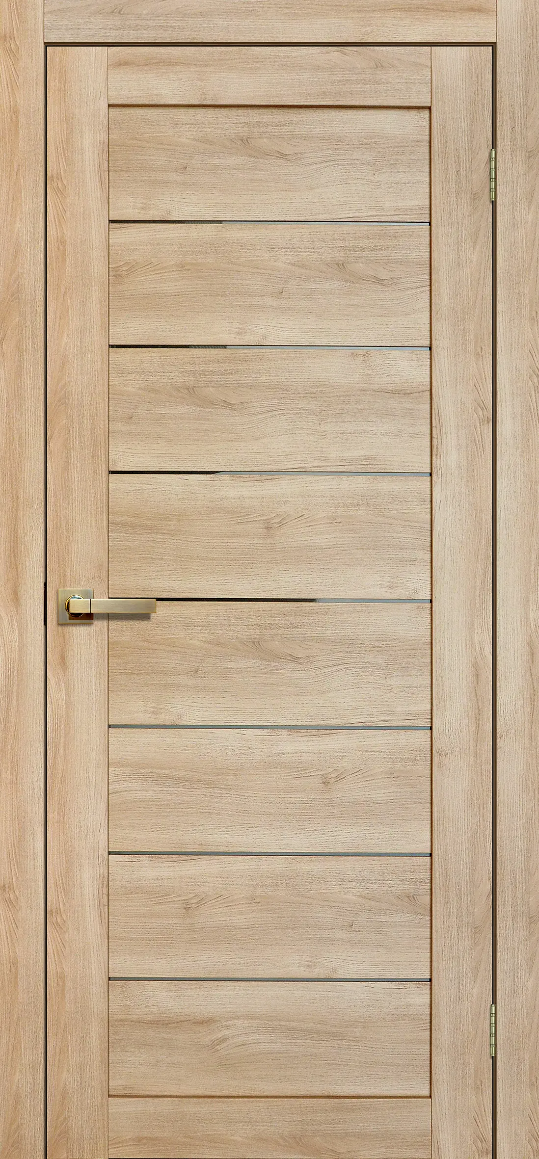 Изображение товара Дверь межкомнатная Лайн 80x200 см цвет дуб глостер