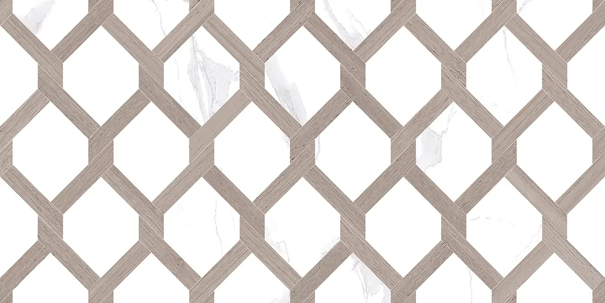 Изображение товара Плитка настенная Statuario 20х40 см серый для ванной комнаты