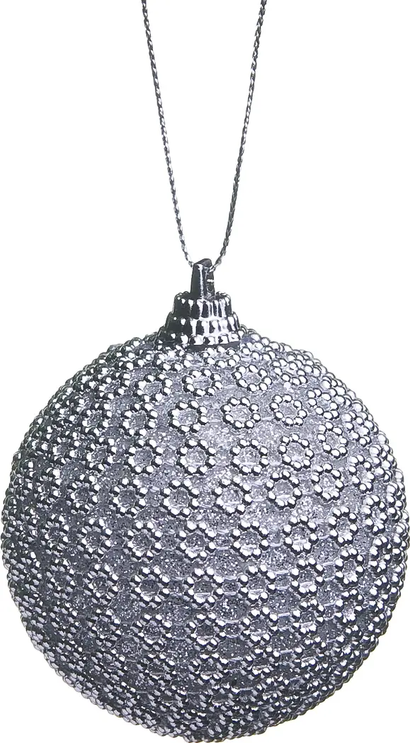 Изображение товара Шар ёлочный "Колечки" 10 см