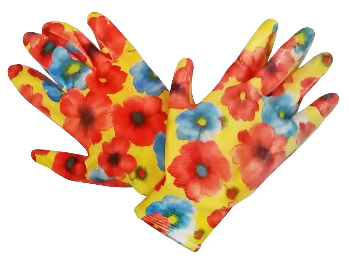 Изображение товара Перчатки садовые GARDEN FLOWERS GF-PN-03М размер М