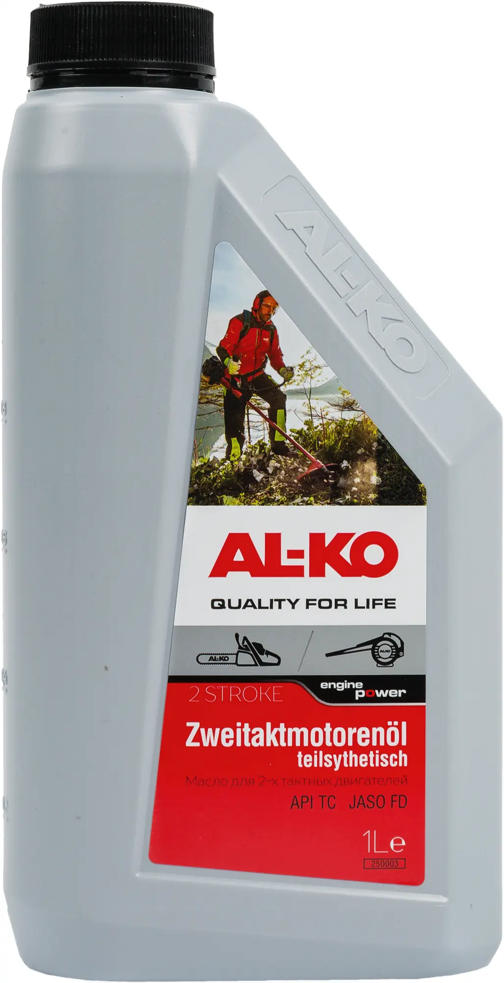 Изображение товара Масло моторное 2Т AL-KO 250003 полусинтетическое 1 л