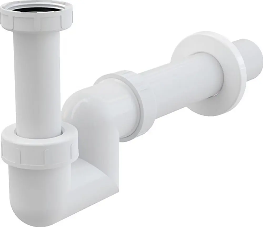 Изображение товара Сифон для умывальника и биде ALCAplast Ø40, пластиковый, Болгария