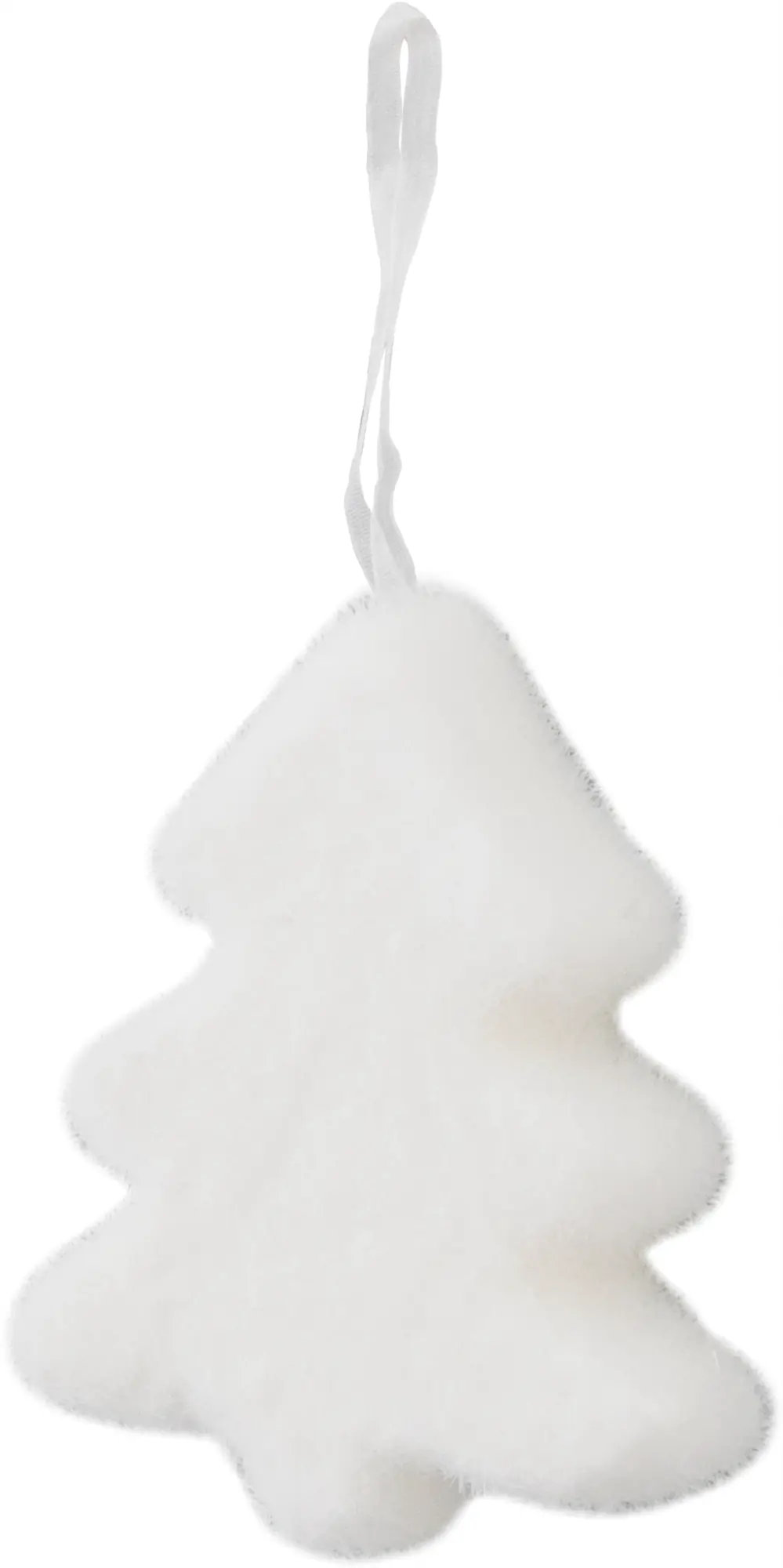 Изображение товара Набор ёлочных украшений «Ёлочки» 9 см цвет белый, 3 шт.