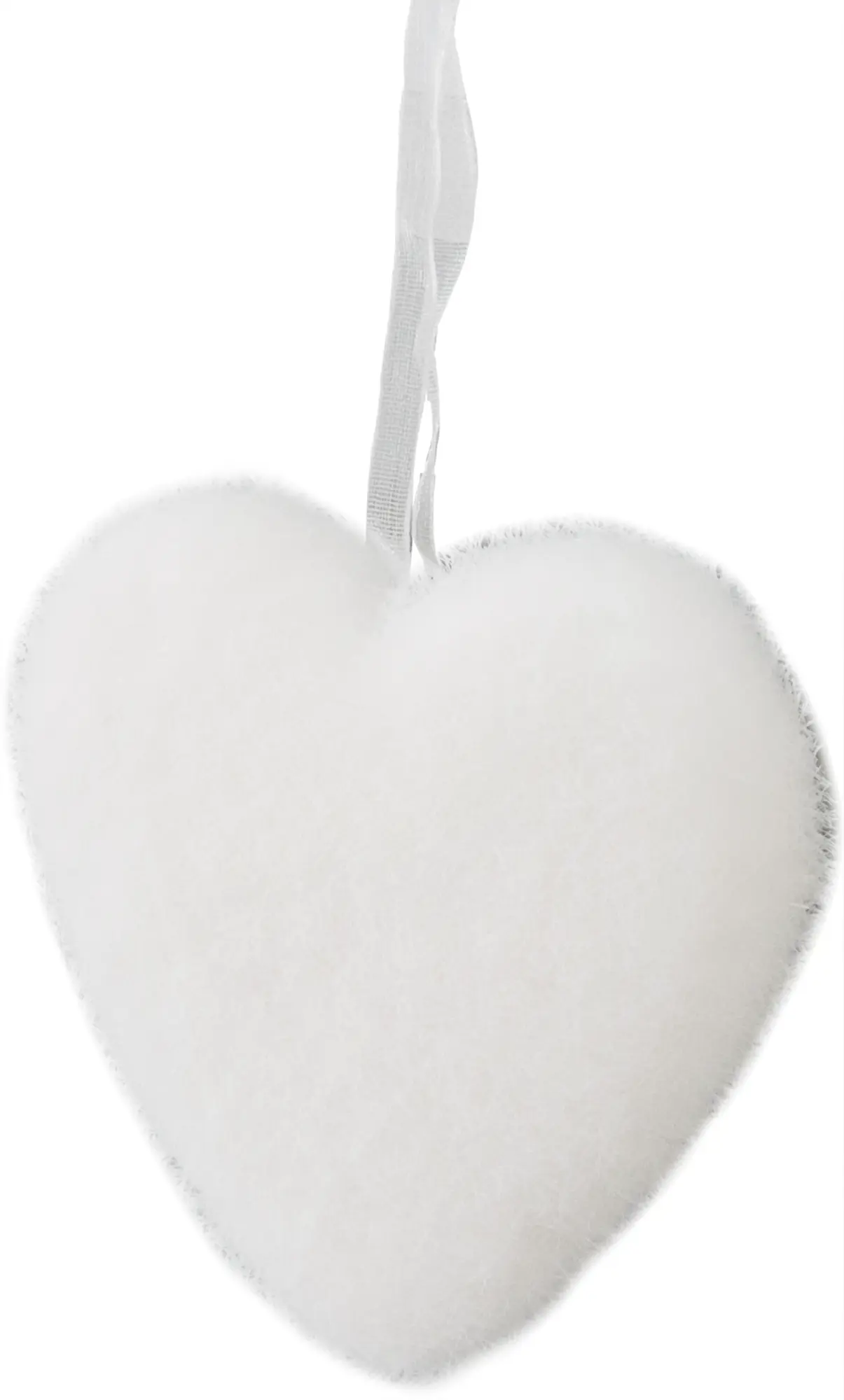 Изображение товара Набор ёлочных украшений «Сердечки» 9 см цвет белый, 3 шт.