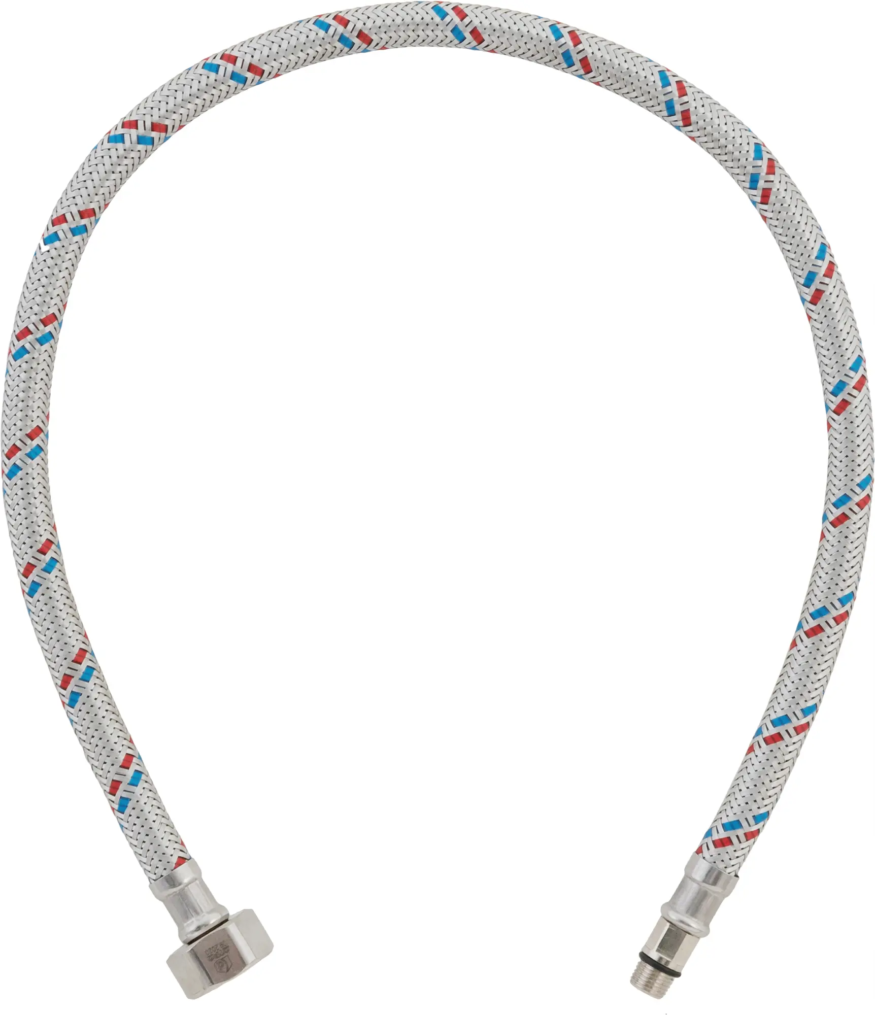 Изображение товара Гибкая подводка для воды, 1/2", М10, штуцер-гайка, 30 см