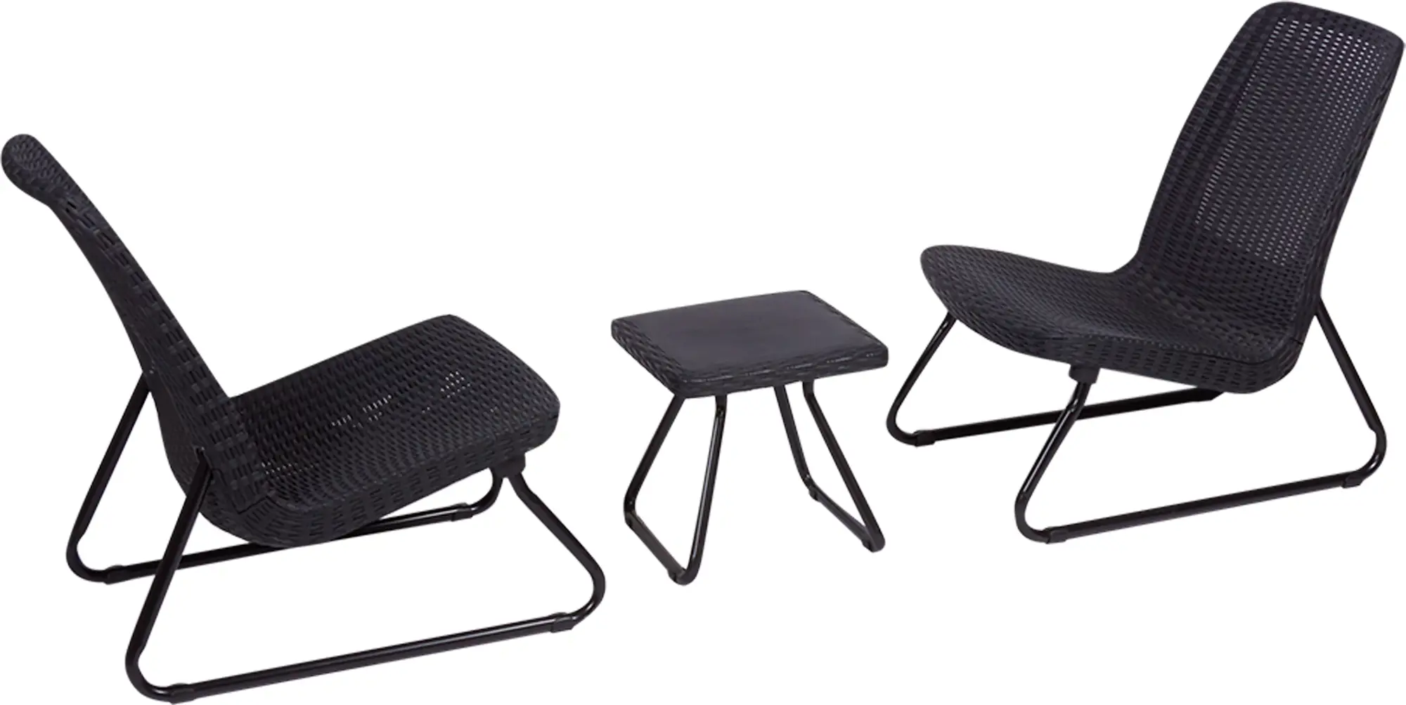 Изображение товара Набор садовой мебели Keter Rio полиротанг виски: журнальный стол и 2 стула