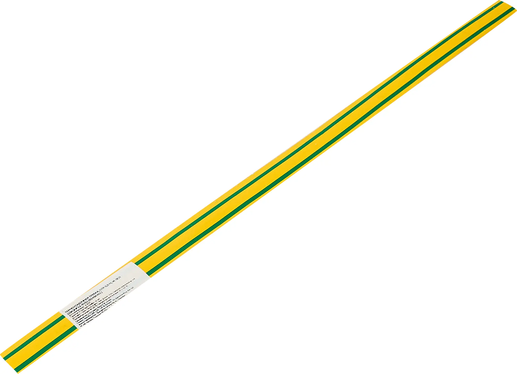 Изображение товара Термоусадочная трубка Skybeam ТУТнг 2:1 12/6 мм 0.5 м цвет желто-зеленый