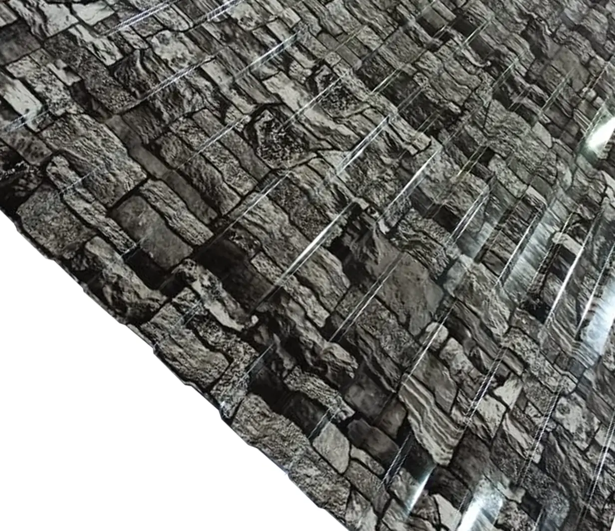 Изображение товара Профнастил С8 0.3 мм 1200x2000 мм принт камень для строителства