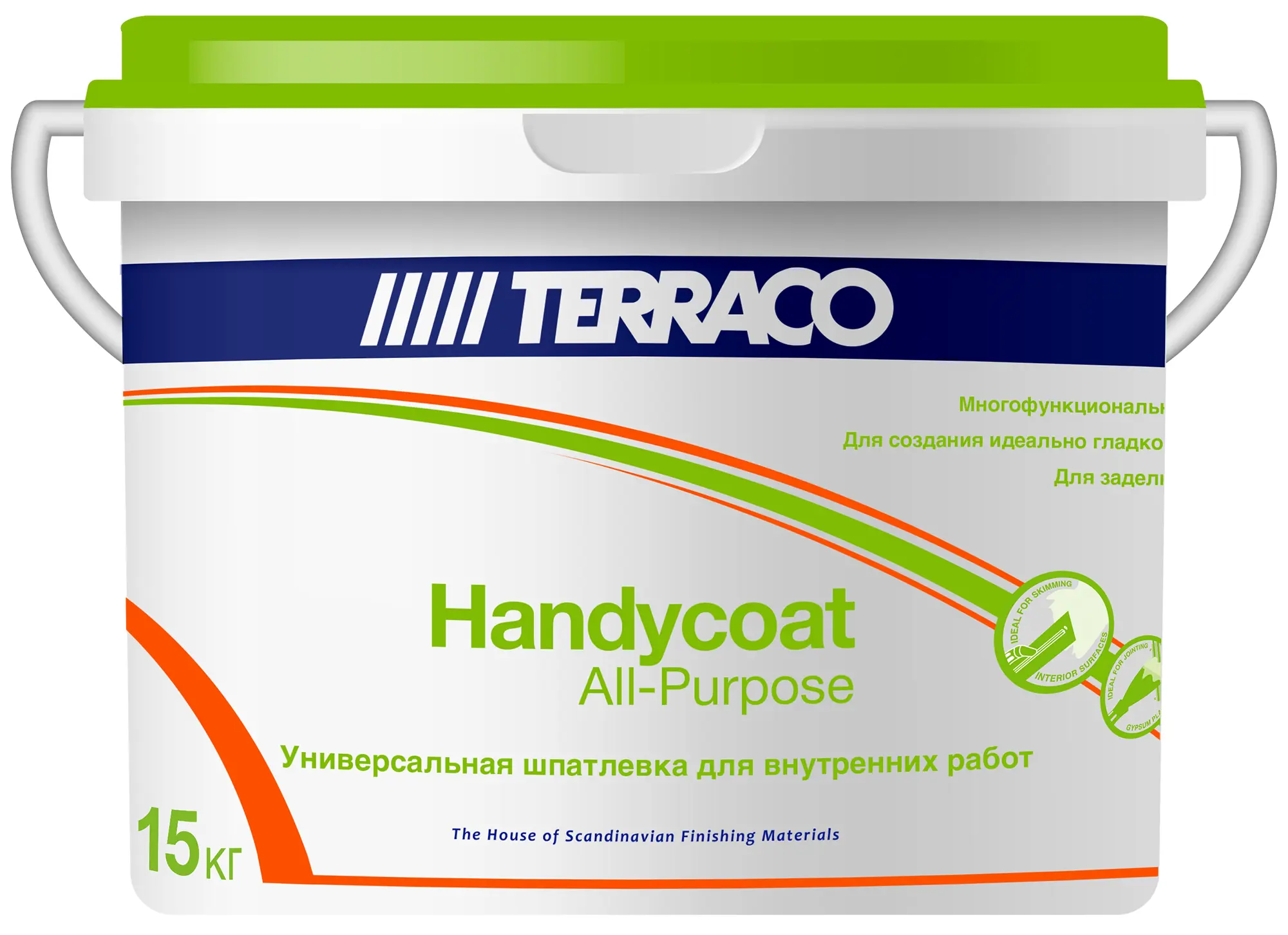 Изображение товара Универсальная шпатлёвка Terraco Handycoat All-Purpose 15 кг для внутренних работ