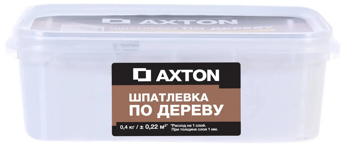 Изображение товара Шпатлевка Axton для дерева 0.4 кг белая для внутреннего и наружного применения