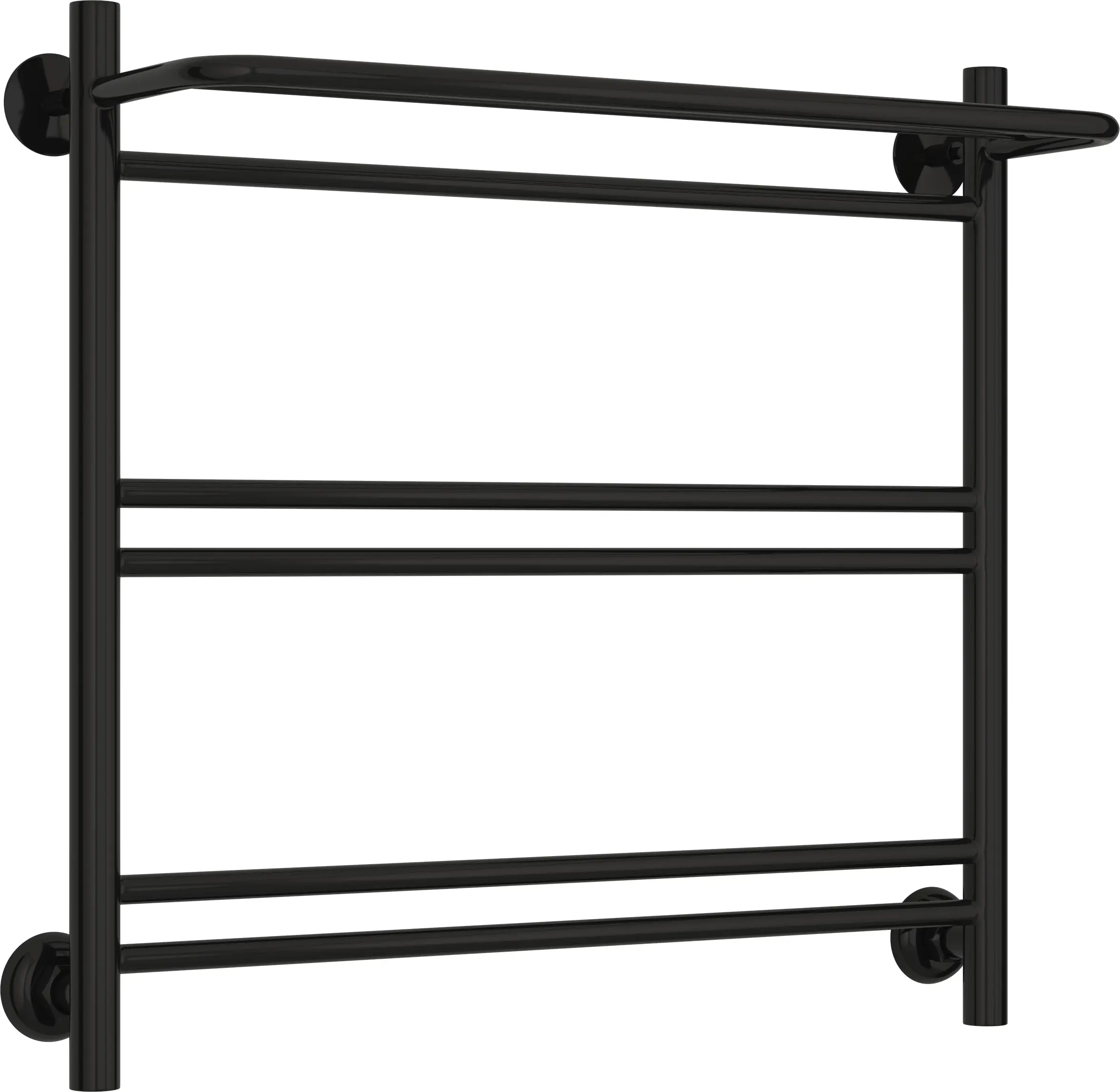 Изображение товара Полотенцесушитель водяной с полкой Сунержа ВПС-51П 60x60 черный