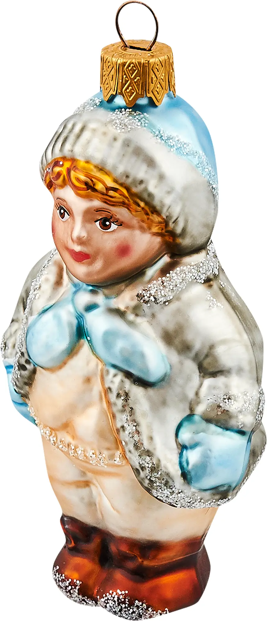 Изображение товара Ёлочное украшение «Мальчик с шарфом (ретро)»