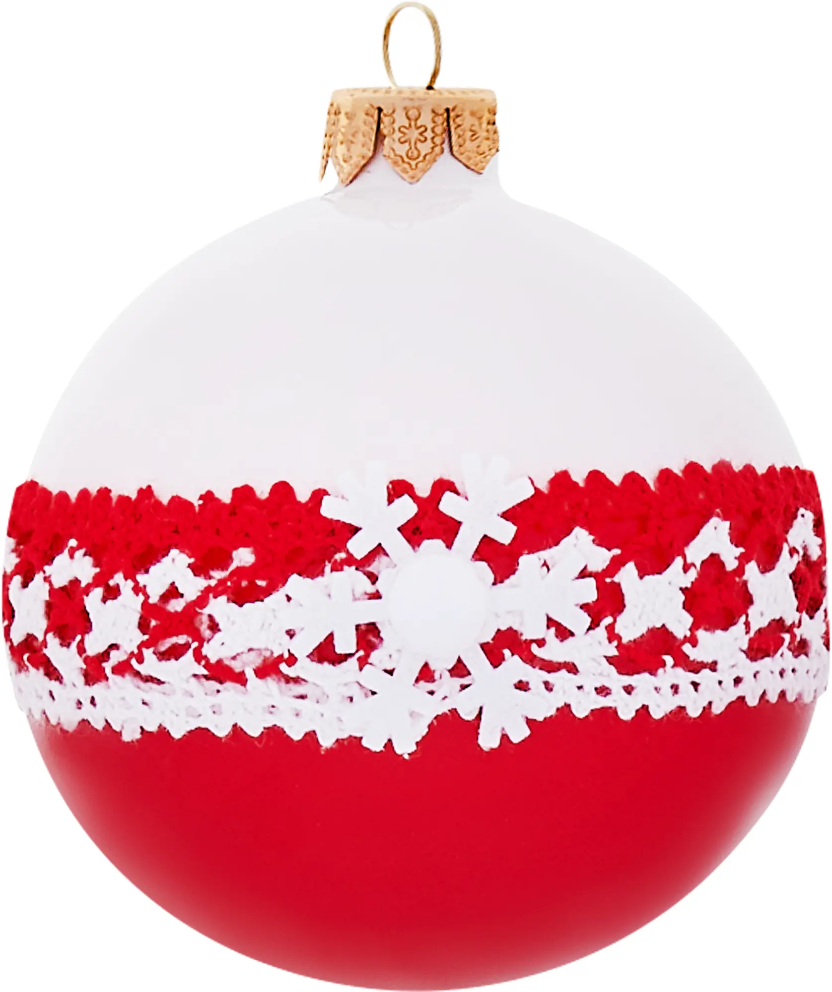 Изображение товара Шар ёлочный «Плетение» N4 85 мм