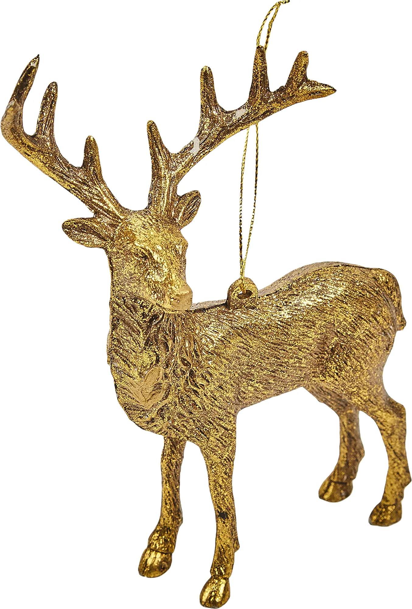 Изображение товара Украшение ёлочное «Олень» 15.5 см, цвет золотистый