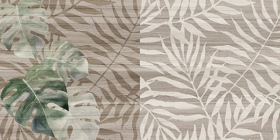 Изображение товара Настенная керамическая плитка Organic 20х40 см для ванной серый