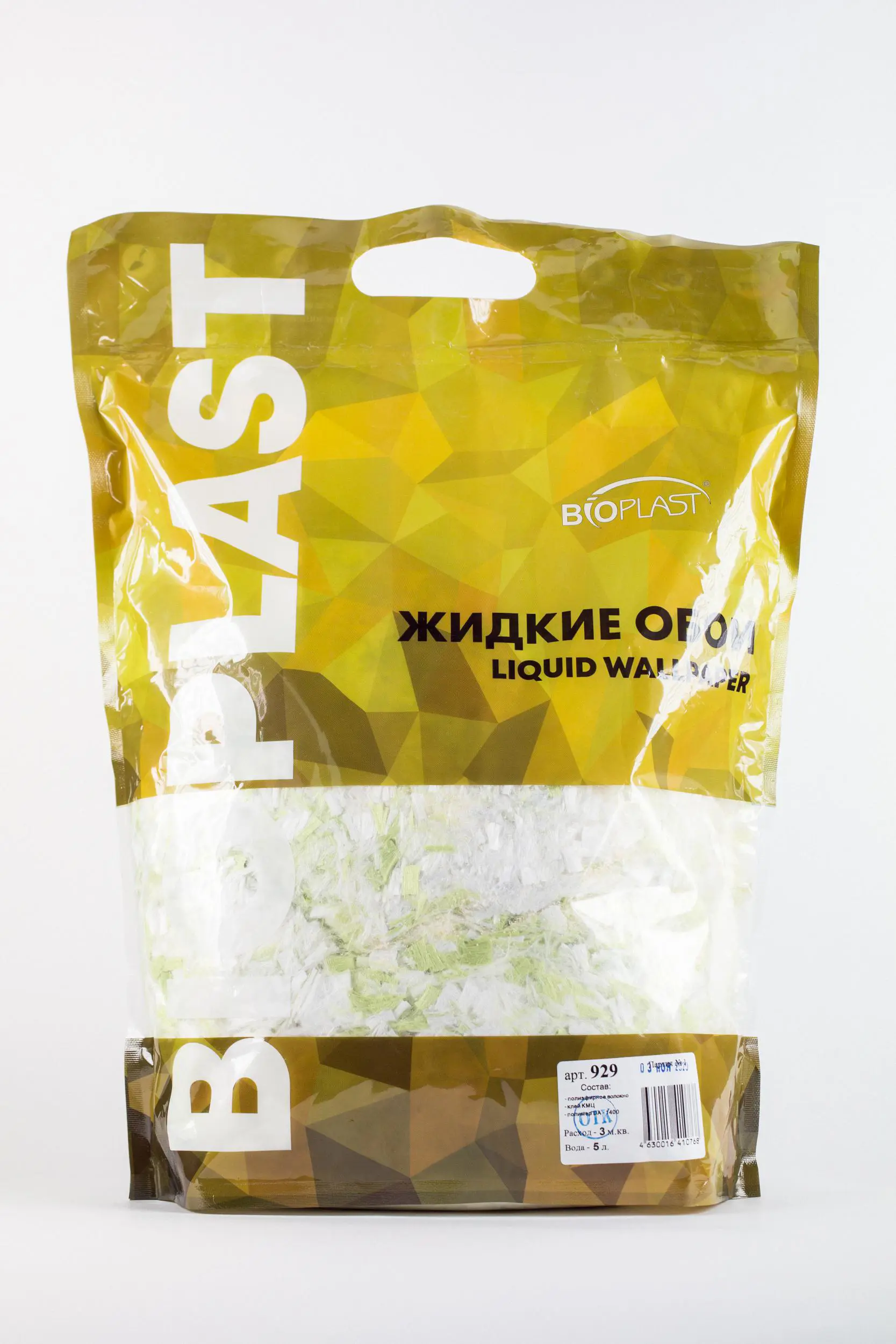 Изображение товара Жидкие обои BIOPLAST арт.929 для внутренней отделки и декора
