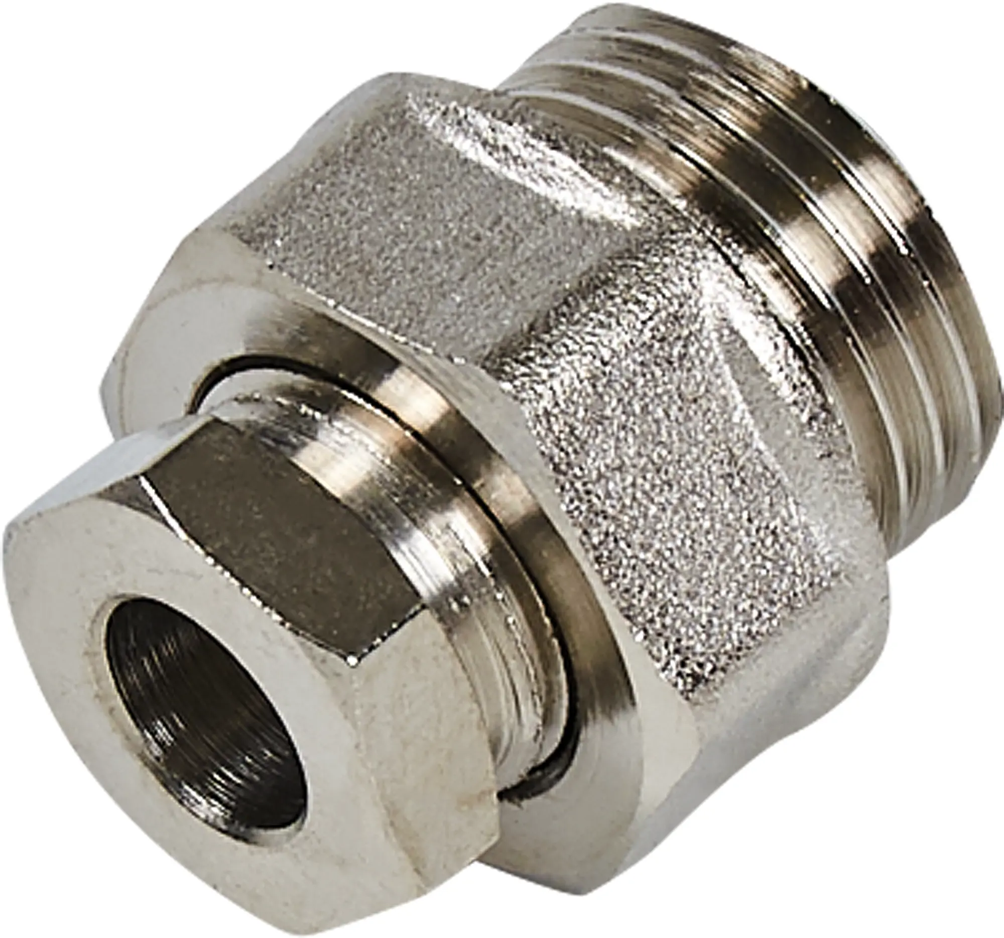 Изображение товара Переходник Valtec 1 1/2 дюйма латуньnickel для водопроводных систем