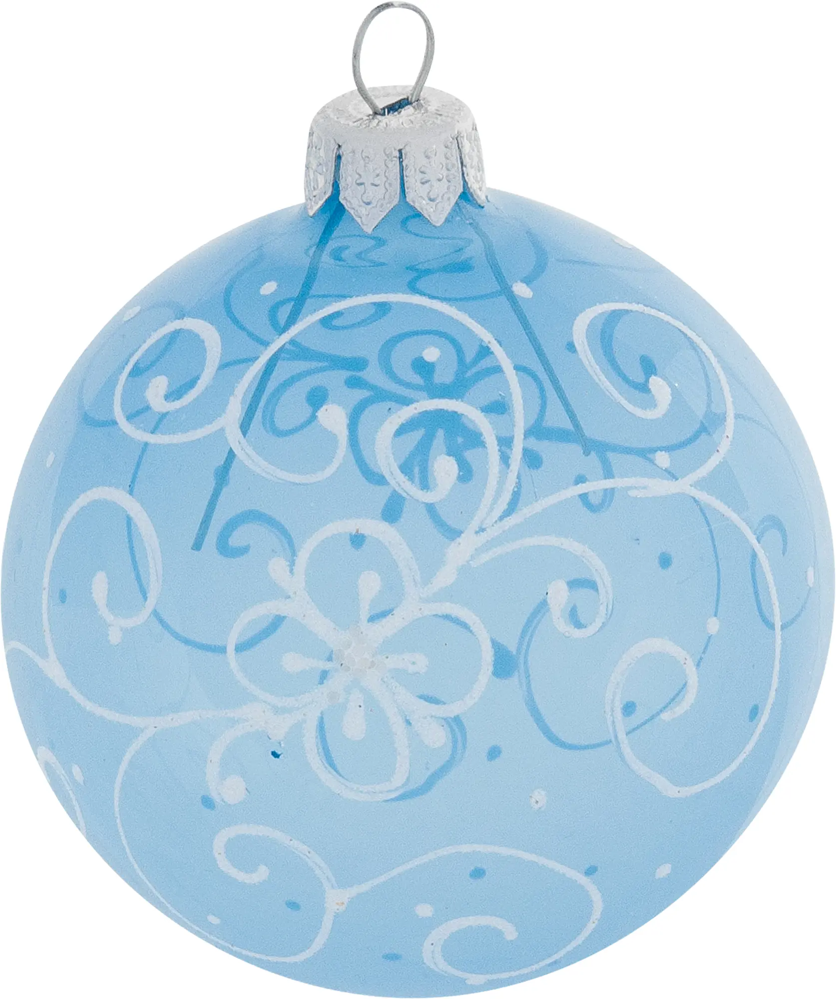 Изображение товара Шар ёлочный 80 см цвет голубой