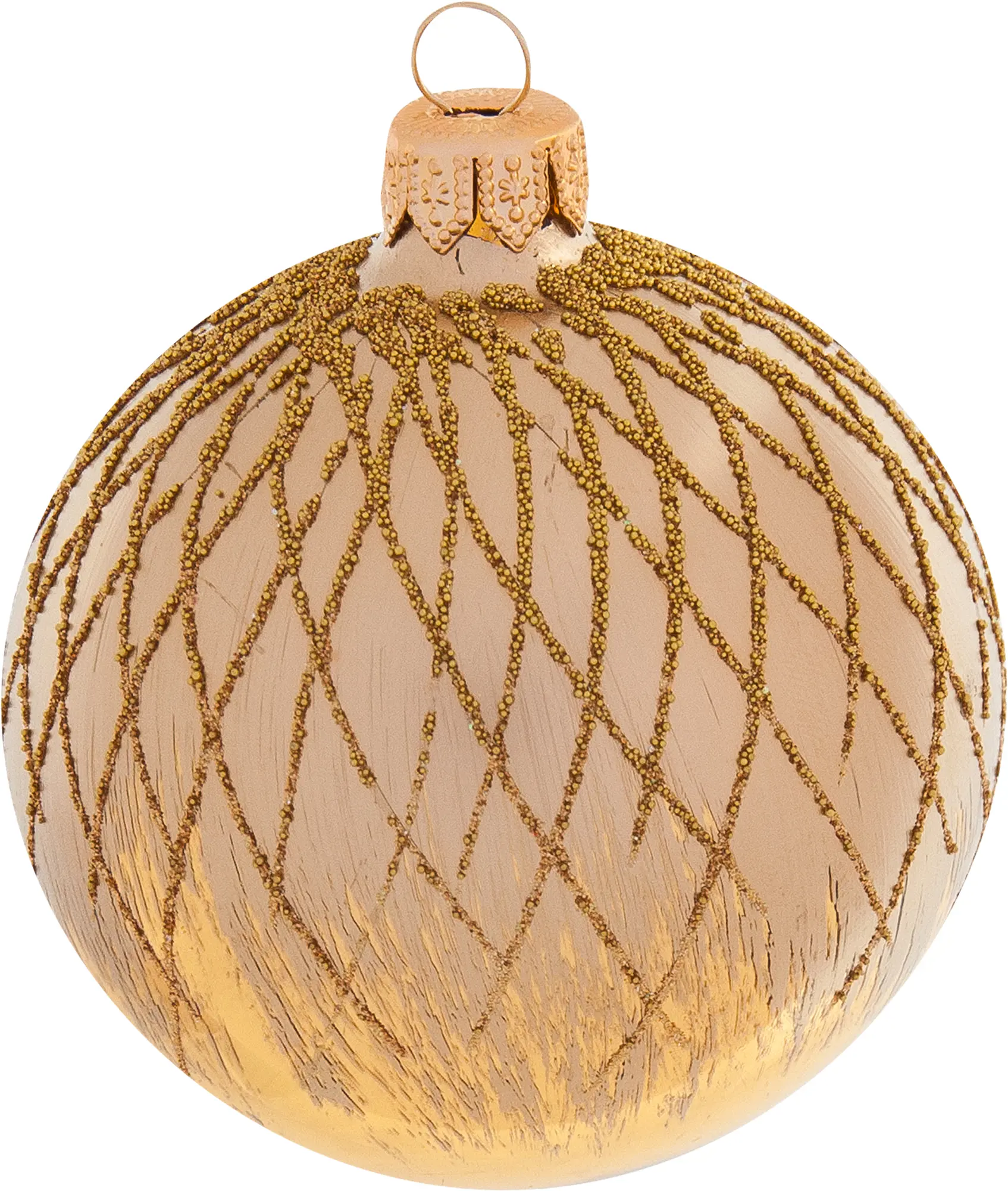Изображение товара Шар ёлочный 80 см цвет золотой