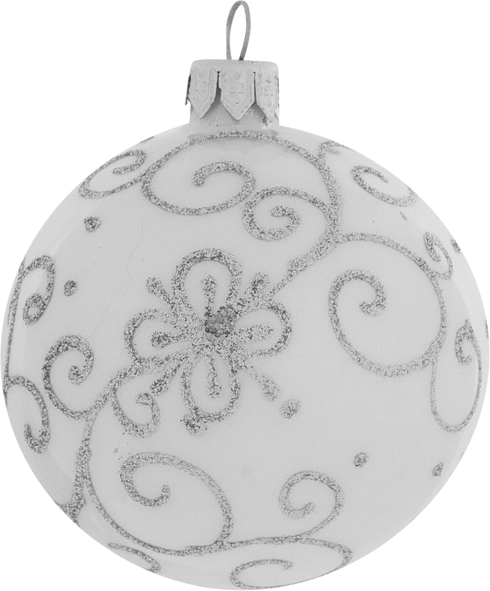 Изображение товара Ёлочный шар 80 см цвет белый матовый