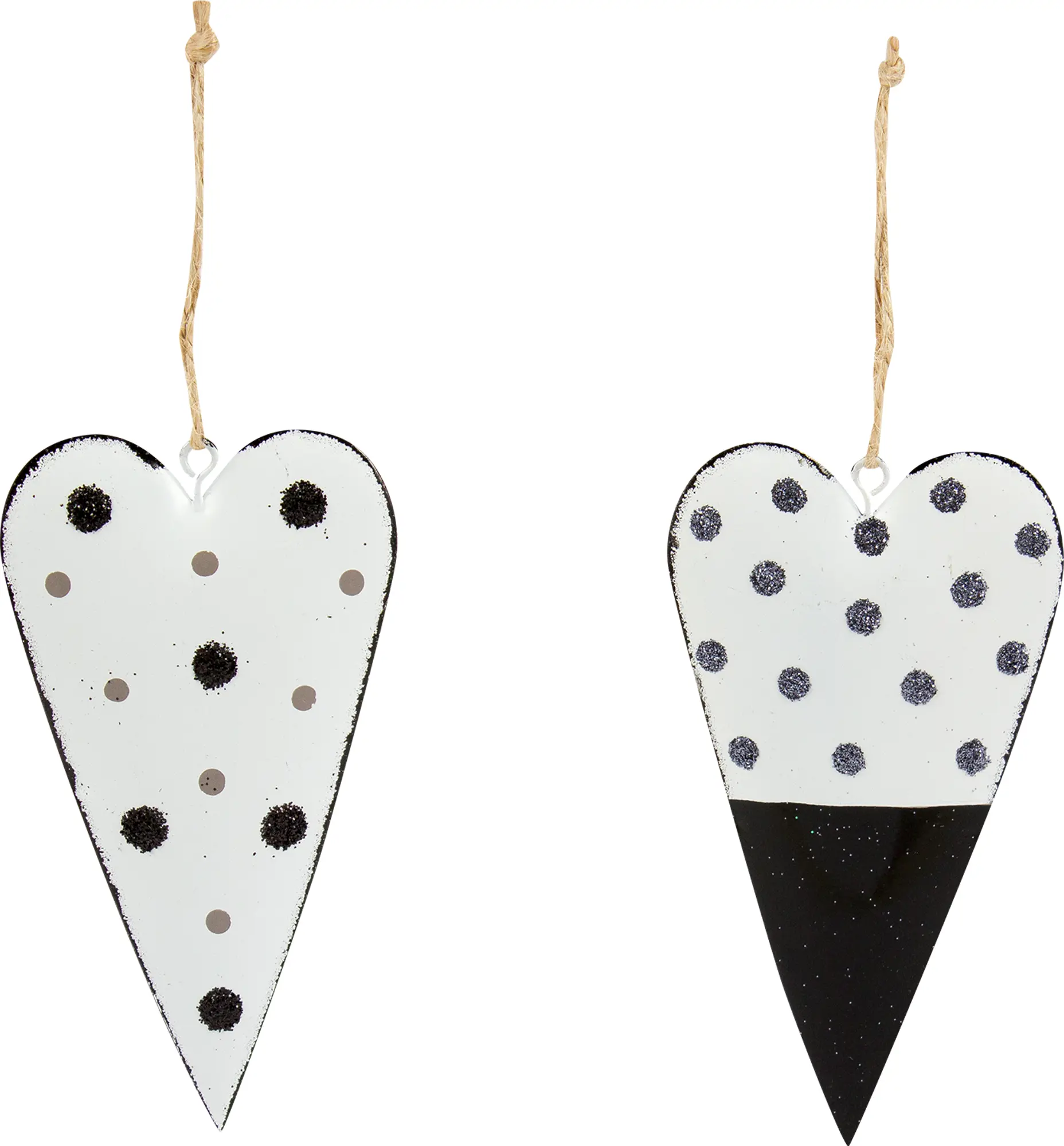 Изображение товара Украшение декоративное подвесное «Сердечки», металл