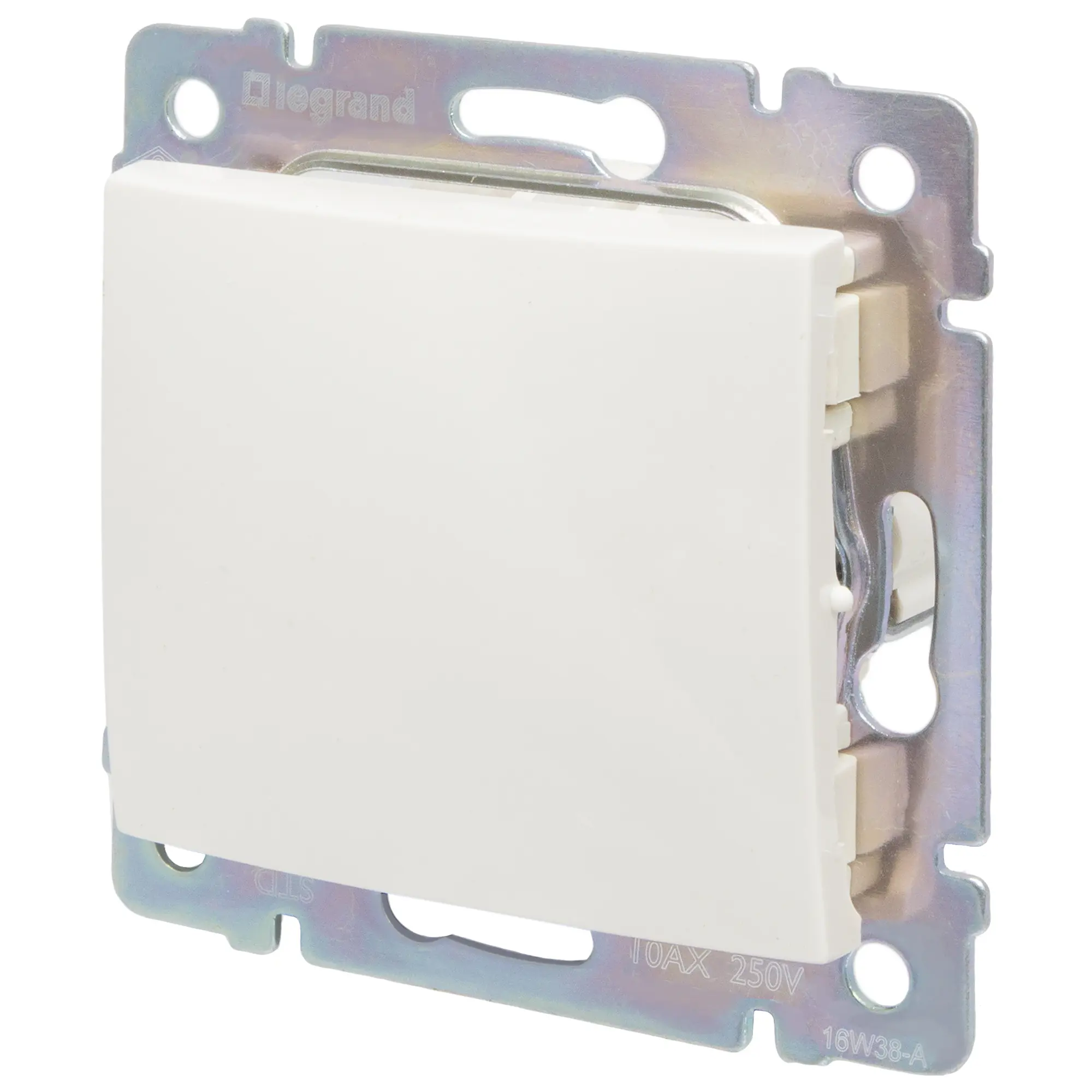 Изображение товара Переключатель перекрёстный одноклавишный Legrand Valena 10А 250В схема 7 винтовые зажимы слоновая к