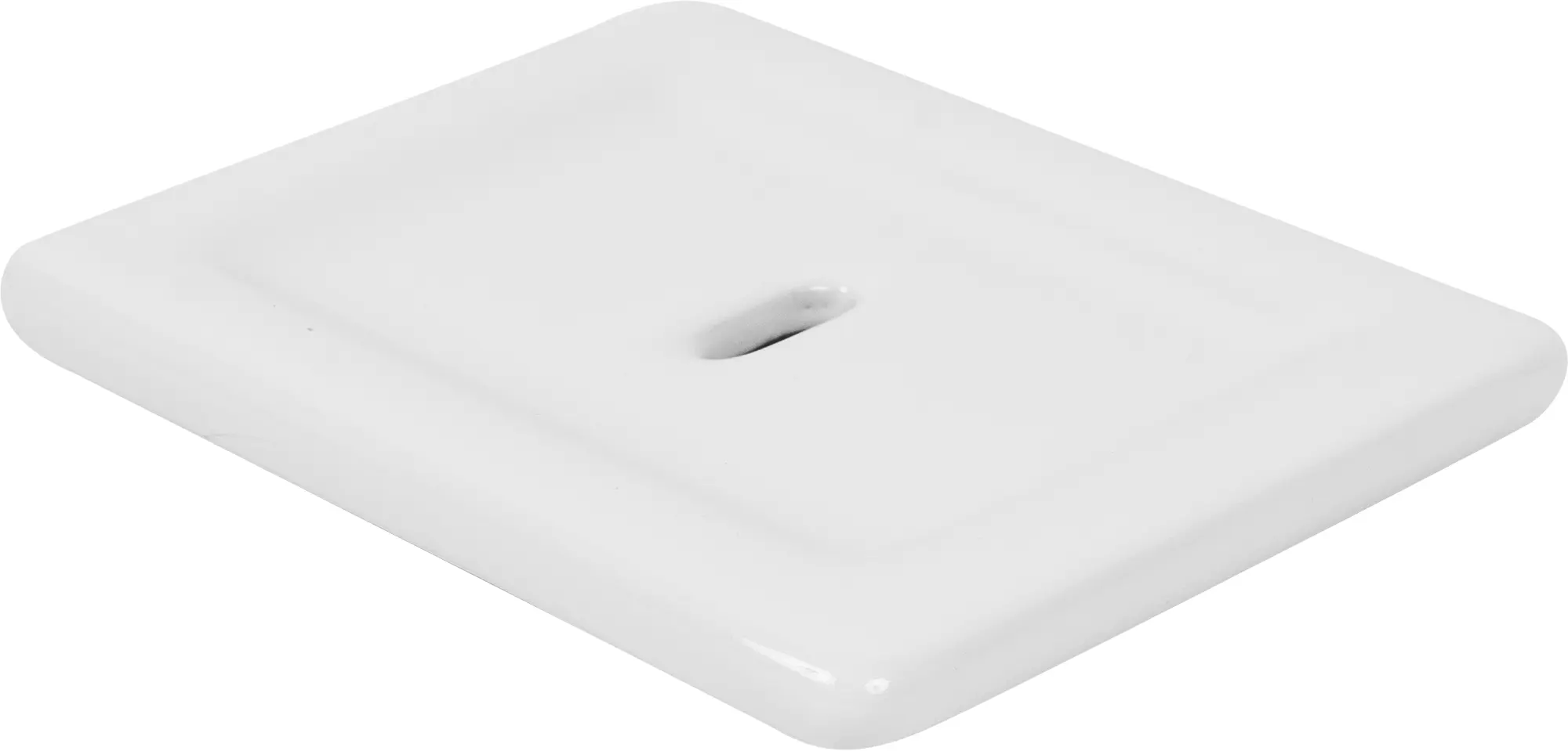 Изображение товара Мыльница съемная к раковине Шарм из керамики белая с бортиками