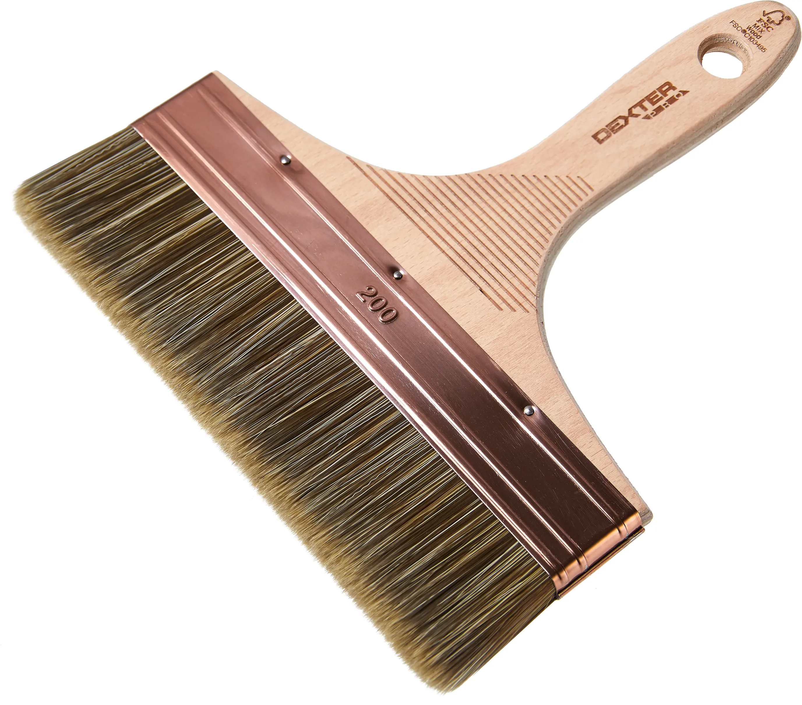 Изображение товара Кисть для лаков и масел Dexter Pro 200 мм синтетическая щетина плоская