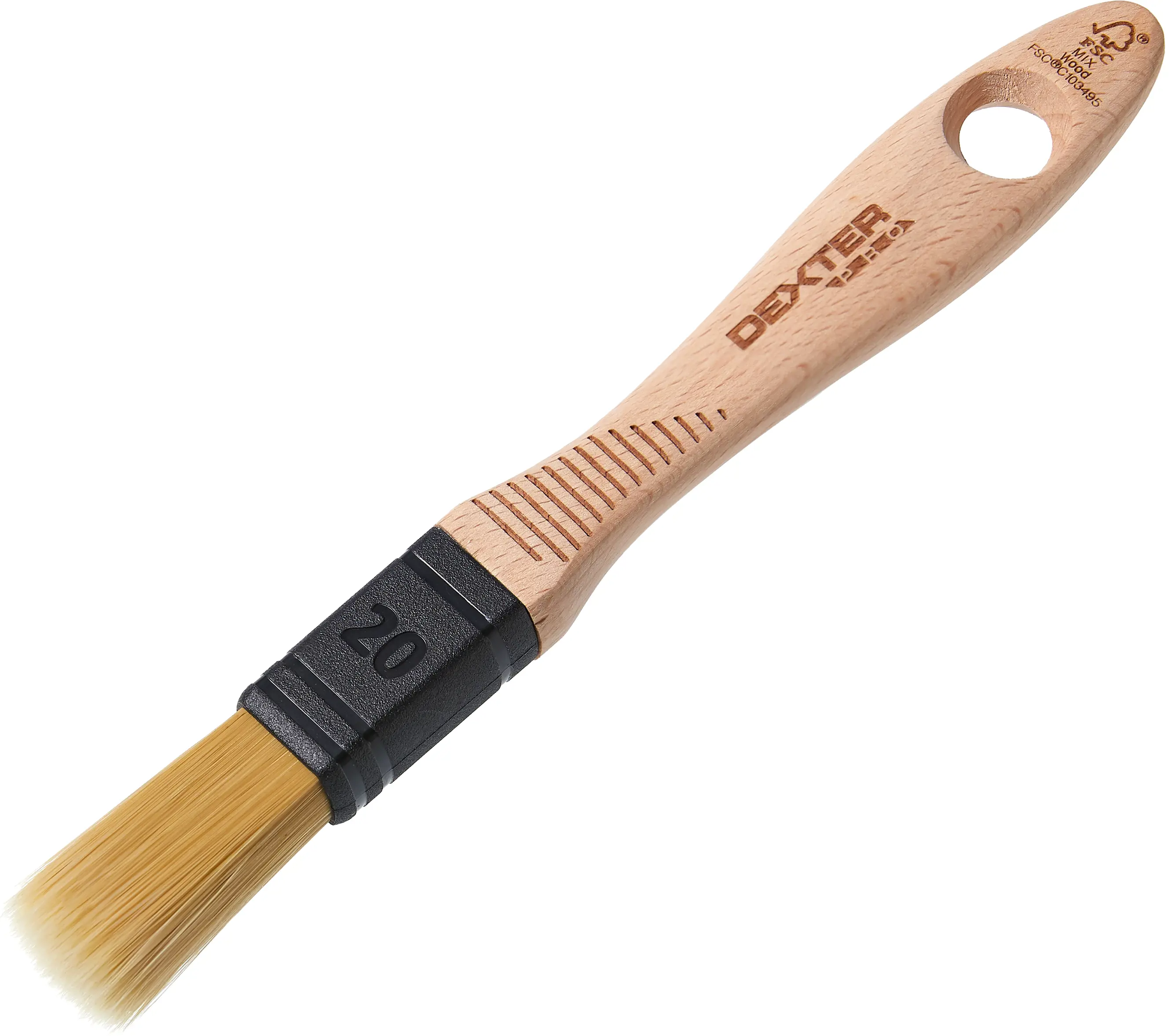 Изображение товара Универсальная малярная кисть Dexter Pro 20 мм с синтетической щетиной