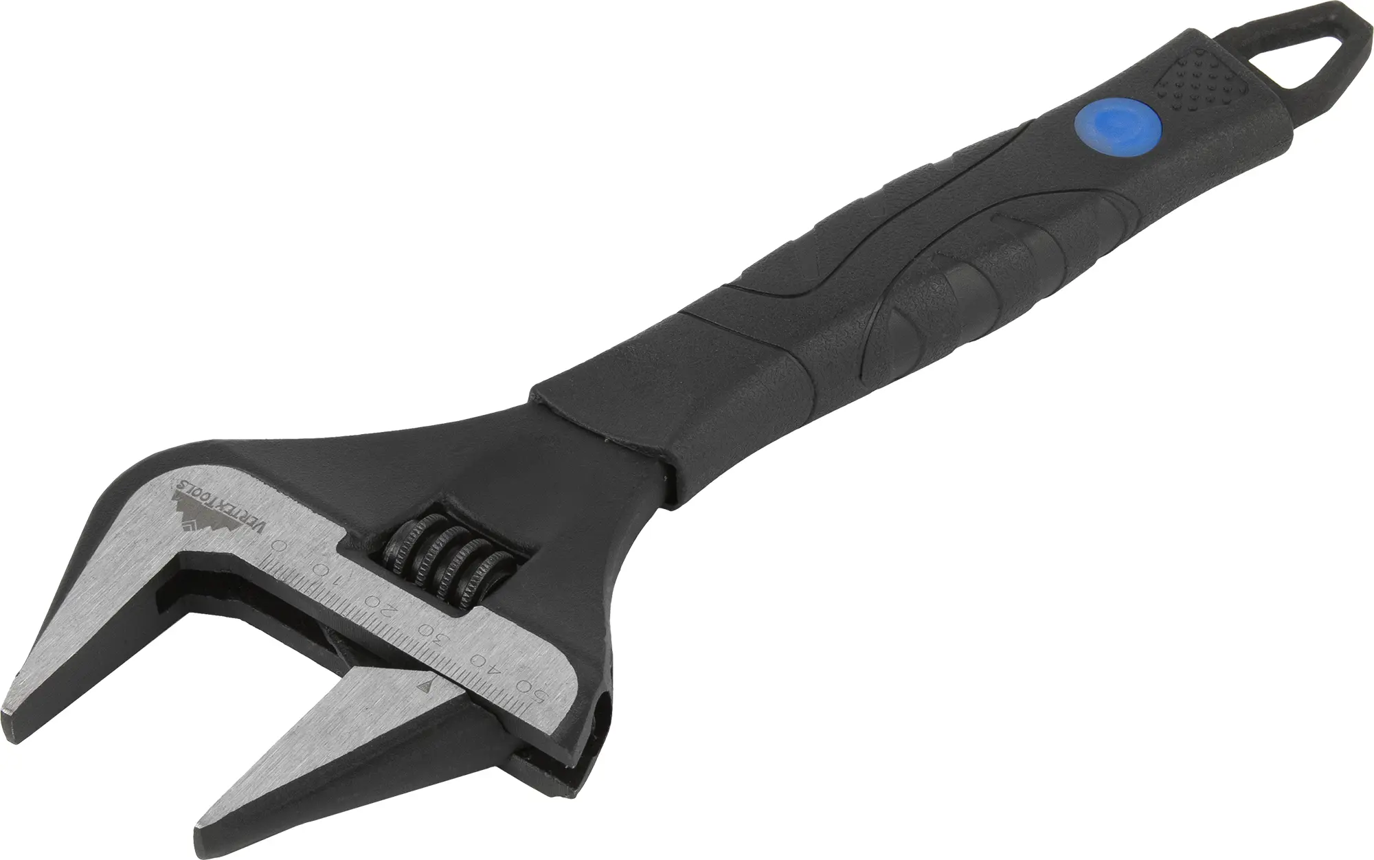Изображение товара Ключ разводной Vertextools 2110-250, длина 250 мм, захват 50 мм, сталь, лакированный