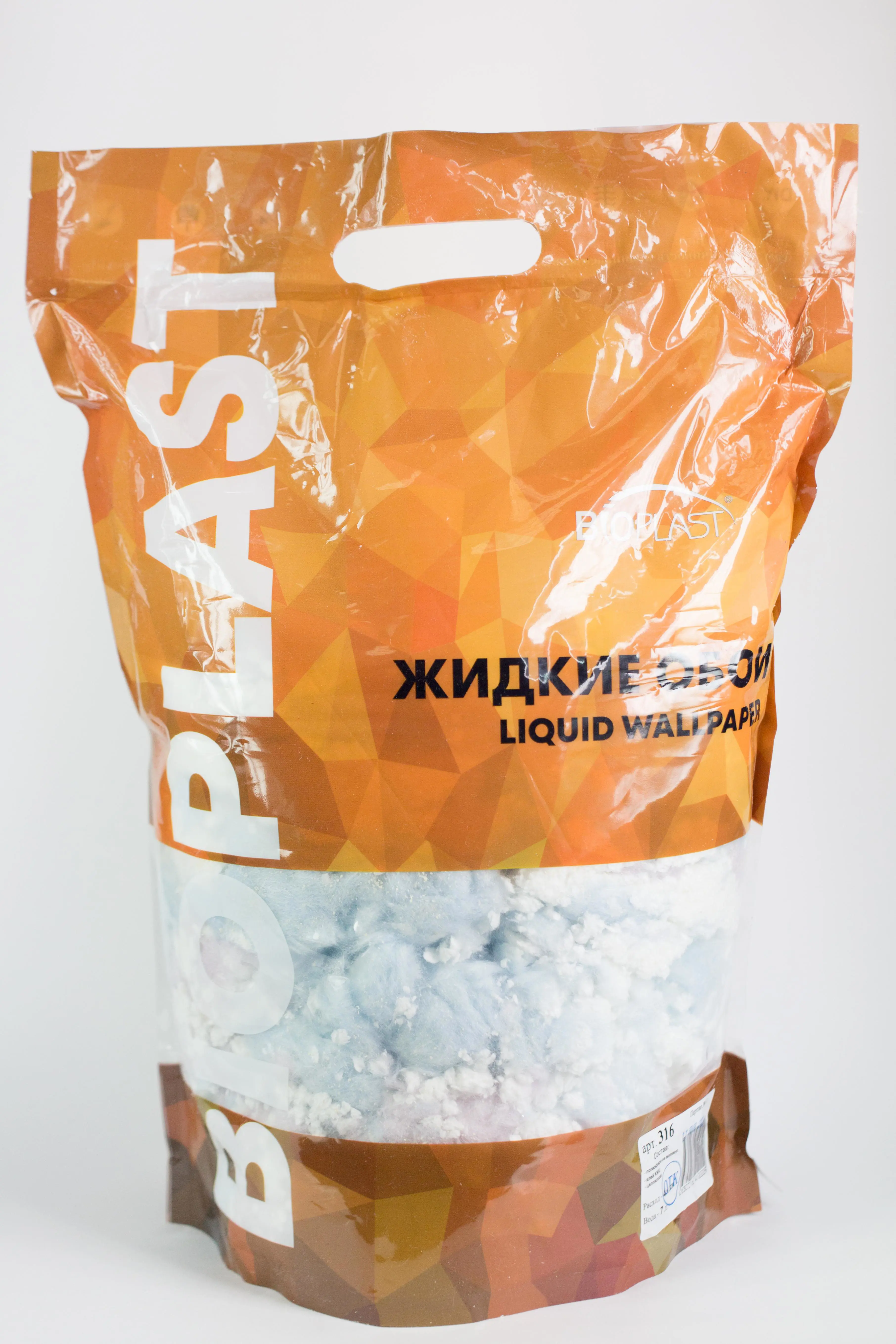 Изображение товара Жидкие обои BioPlast 316 для стен и потолков, декоративное покрытие, Россия