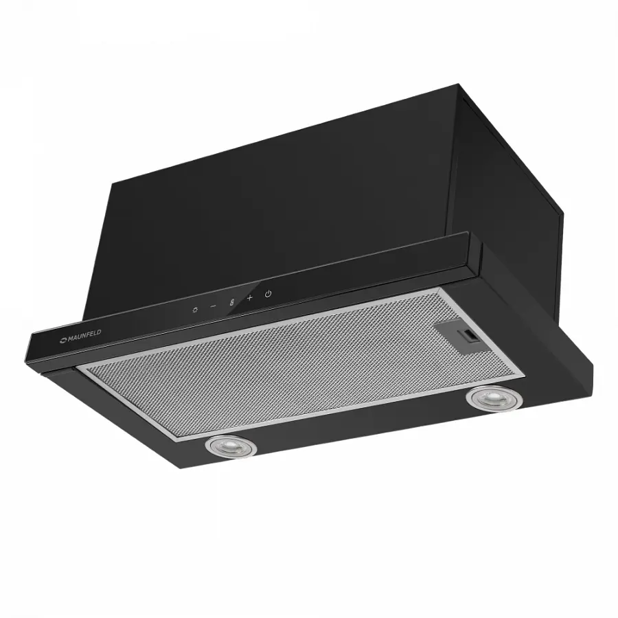Изображение товара Встраиваемая вытяжка Maunfeld Ts Touch 50 Glass Black 50 см цвет черный