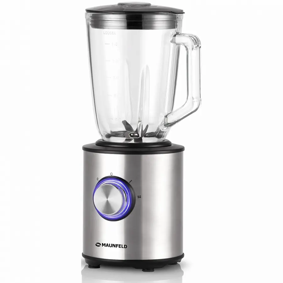Изображение товара Стационарный блендер Maunfeld MBL.1000S 2 скорости из нержавеющей стали