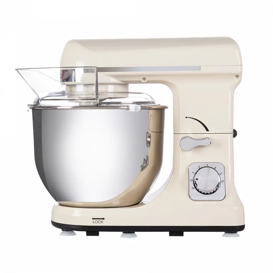 Изображение товара Планетарный миксер Maunfeld MF-431BG 6 скоростей объем 5л мощность 1000Вт бежевый