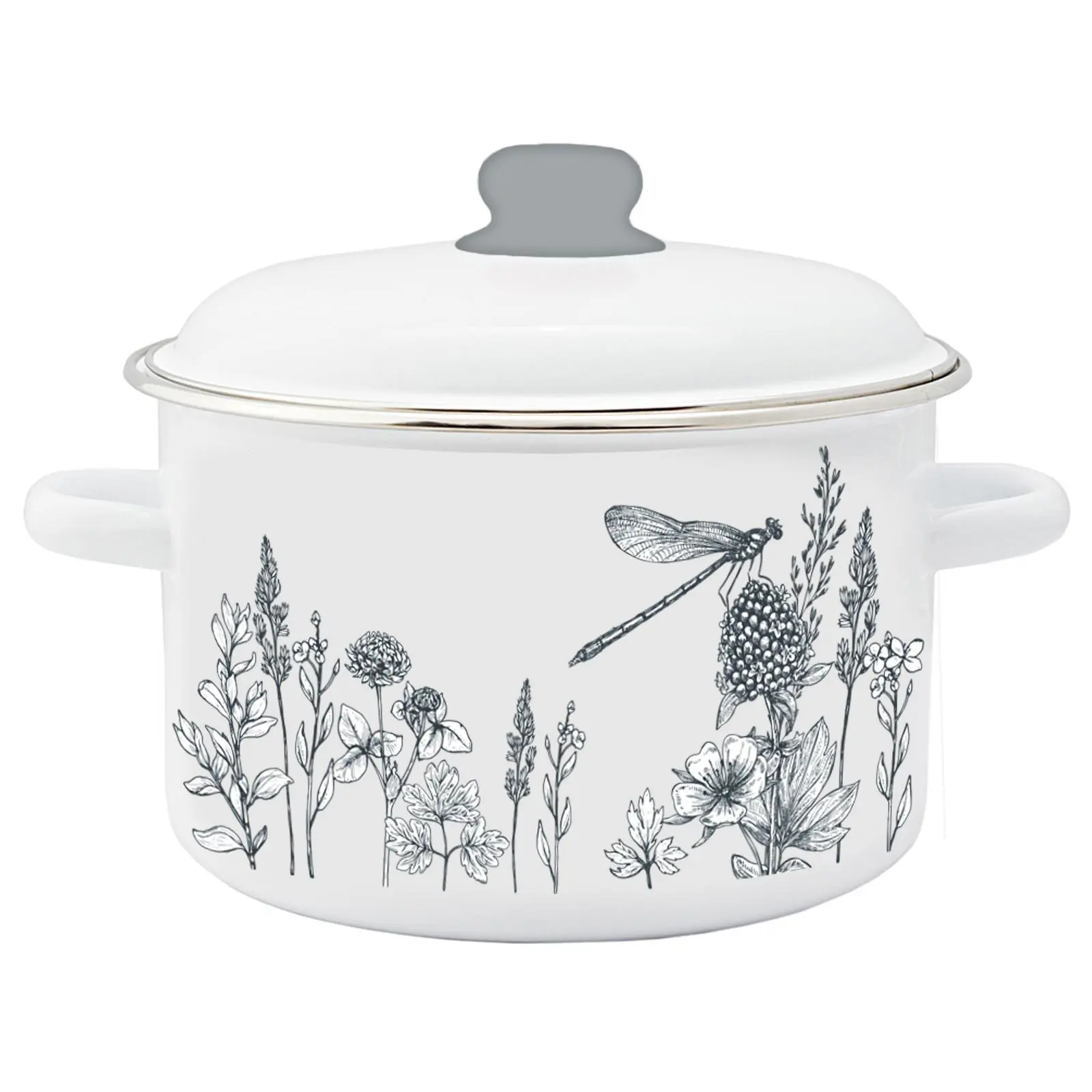 Изображение товара Кастрюля Appetite Flora-2 1RD221M, 5.5 л