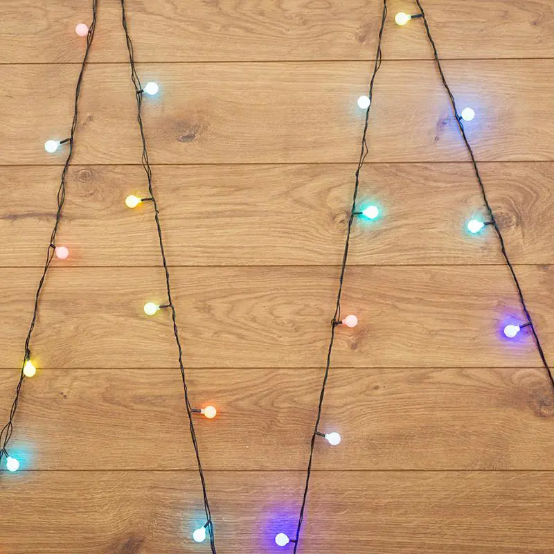 Изображение товара Электрогирлянда комнатная Neon-night 303-549 нить 5 м 30 ламп белый 8 режимов работы